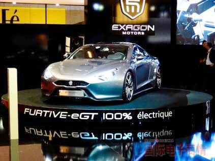 2012年度巴黎車(chē)展:法國車(chē)廠(chǎng)Exagon Motors的電動(dòng)車(chē)款Furtive-eGT