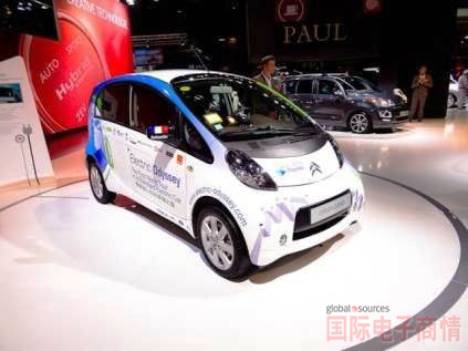 2012年度巴黎車(chē)展:雪鐵龍(Citroen)采用日本三菱(Mitsubishi) iMiEV電動(dòng)車(chē)架構推出的C-Zero 車(chē)款