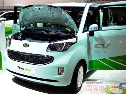 2012年度巴黎車(chē)展:韓國車(chē)廠(chǎng)KIA的電動(dòng)小車(chē)Ray EV