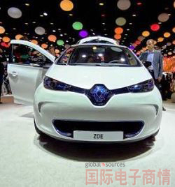 2012年度巴黎車(chē)展:Renault的ZOE是一款全電動(dòng)車(chē)