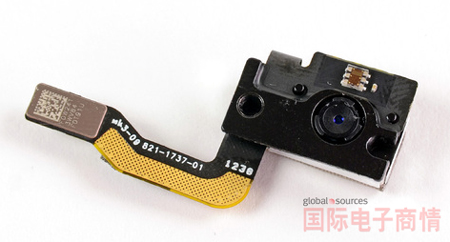 比iPad 3的前置模組厚一些（0.4mm），但是不要在意這些細節，iPad 4里面的空間足夠